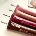 Rhode Hailey Peptide Lipstick Lip Moisturizing Tinted Lip Balm Raspberry Ribbon Toast Espresso Lip Gloss Lip Glaze Lipstick
